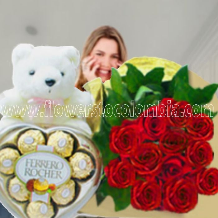 Roses & teddy