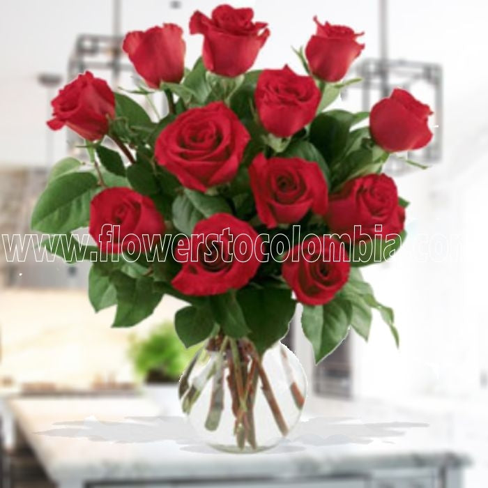 Rosas en vase